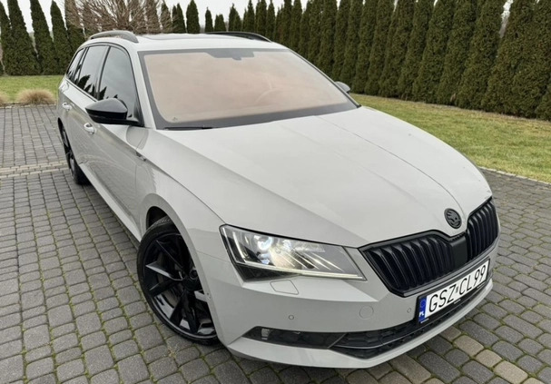 Skoda Superb cena 94900 przebieg: 206000, rok produkcji 2018 z Jeziorany małe 596